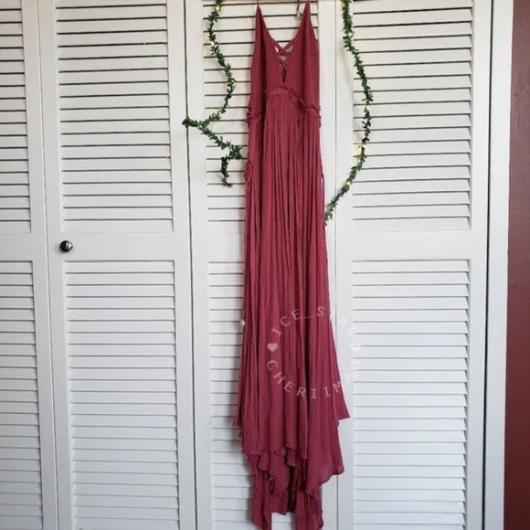Free People RARE Coconuts All Day Macrame Maxi Dress - Picture 3 of 9
